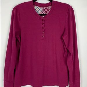 L.L Bean Relaxed Women Shirt Size Large.